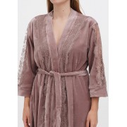 Халат Romeo Life 2XL,3XL,4XL  велюр 3599-01